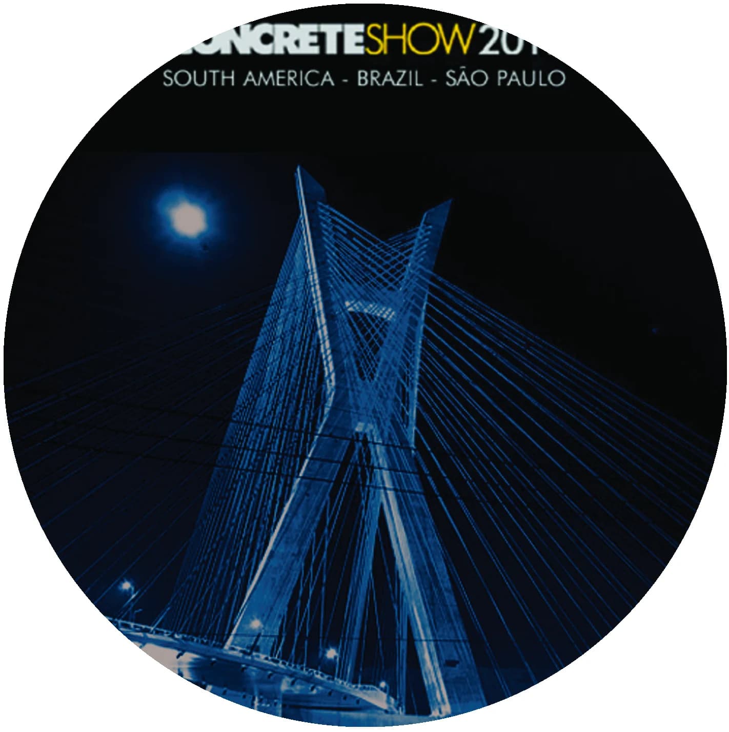 Marca para Concrete Show — Bolacha do evento, criação da BR2
