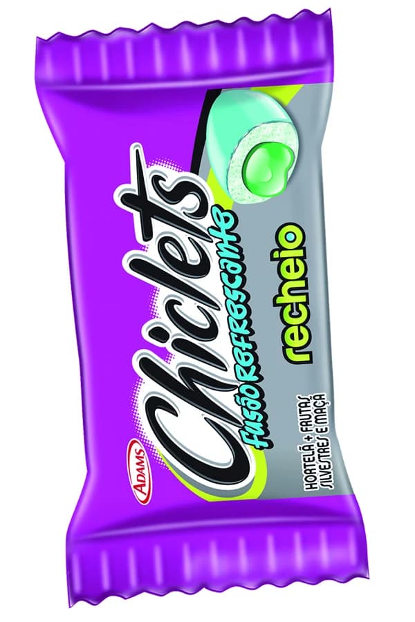 Packaging para Kraft Foods — Chiclets Recheio, criação da BR2