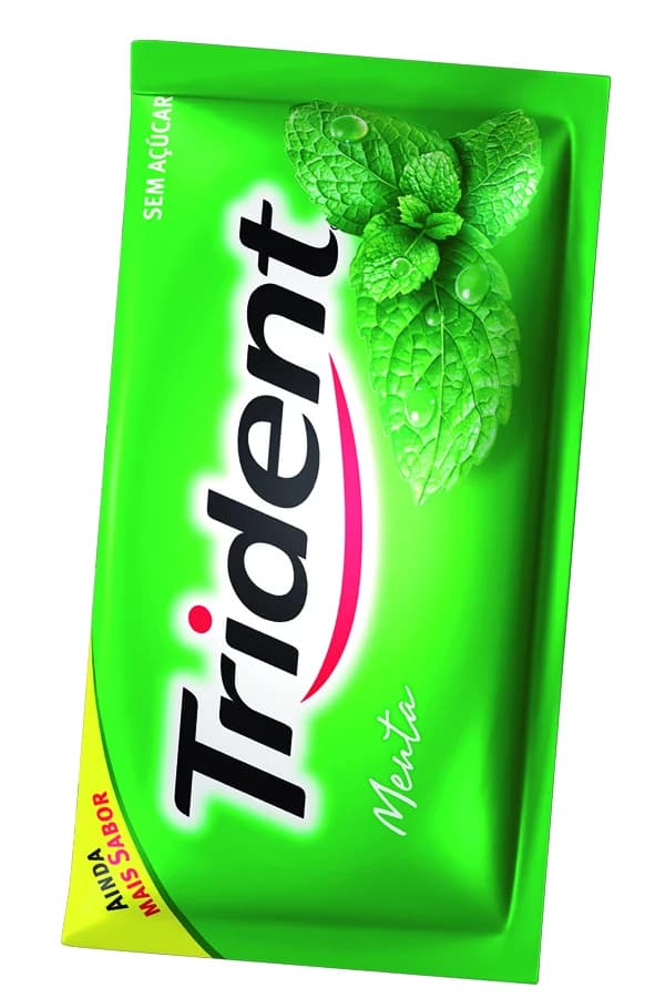 Packaging para Kraft Foods — Trident Menta, criação da BR2