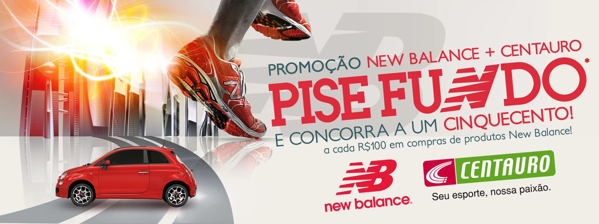 Retail para New Balance — Cabeceira de gôndola, criação da BR2