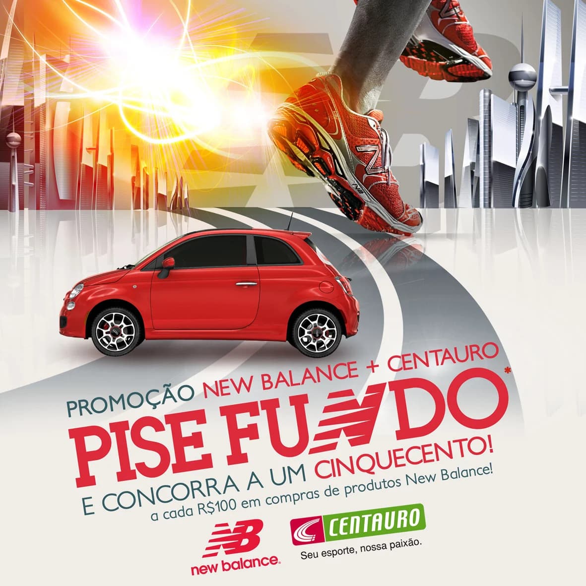 Retail para New Balance — Urna da promoção, criação da BR2