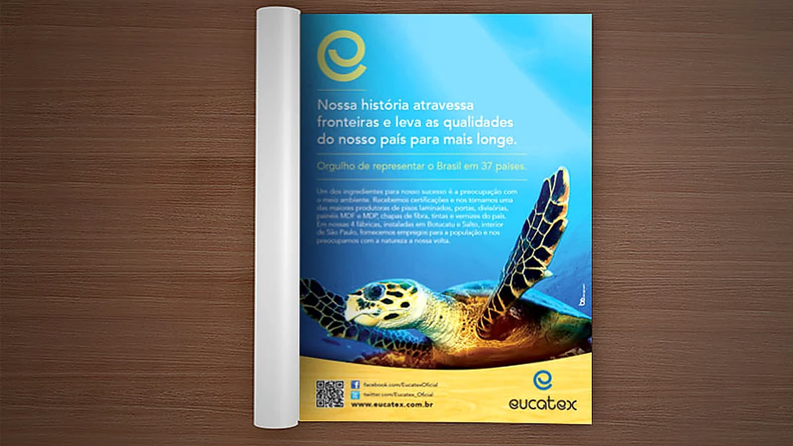 Anúncio para Eucatex, criação da BR2