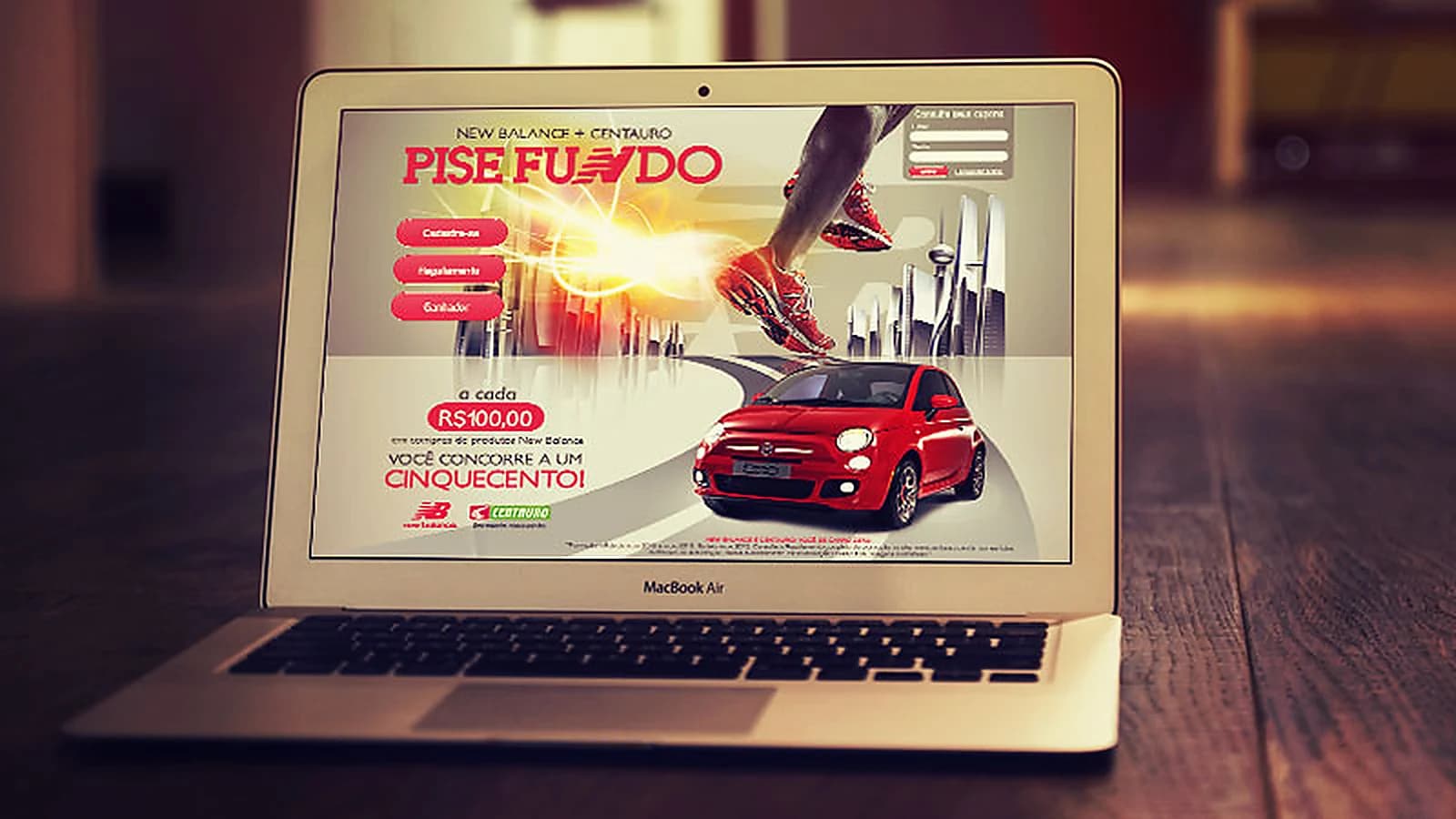 Hotsite para New Balance — Newbalance, criação da BR2
