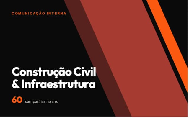 Comunicação interna para Construção Civil & Infraestrutura