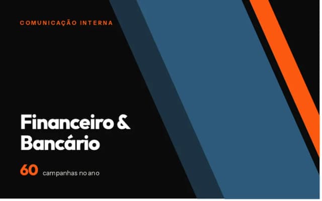 Comunicação interna para Financeiro & Bancário