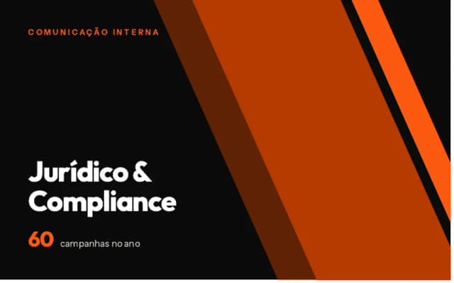 Comunicação interna para Jurídico & Compliance