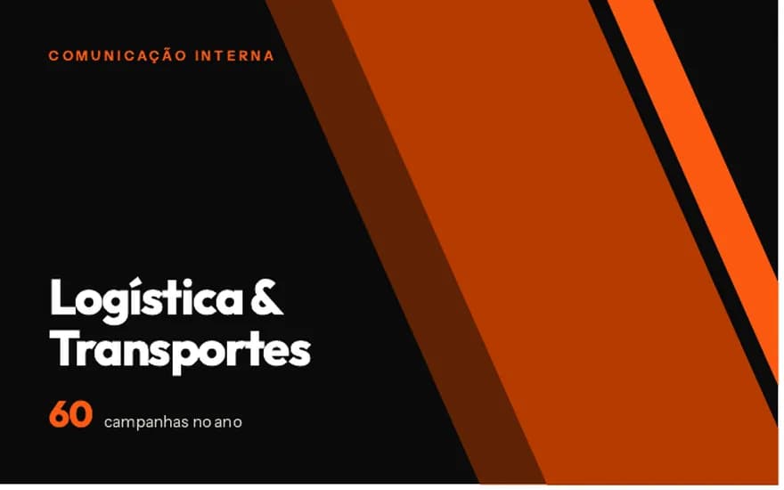 Comunicação interna para Logística & Transportes