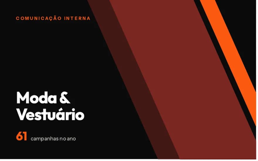 Comunicação interna para Moda & Vestuário