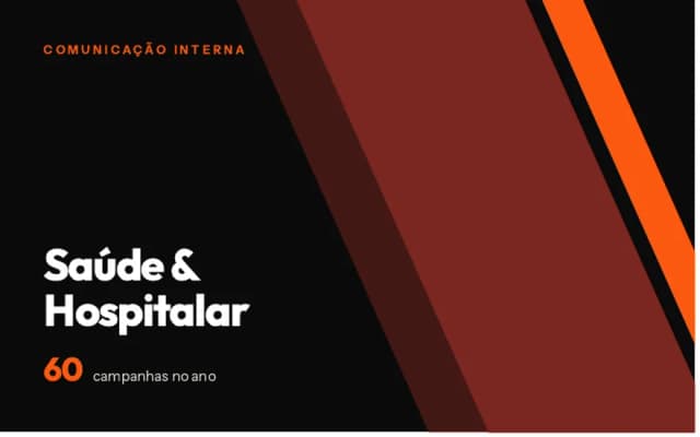 Comunicação interna para Saúde & Hospitalar